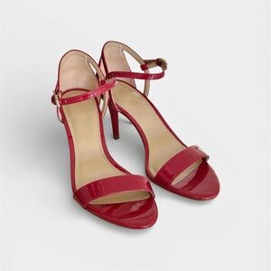 Michael Kors Smone mid sandal Elegant Red Strappy Heels
